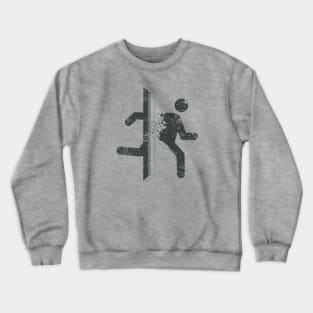 Loki – Portal Icon (black, aged and weathered) Crewneck Sweatshirt